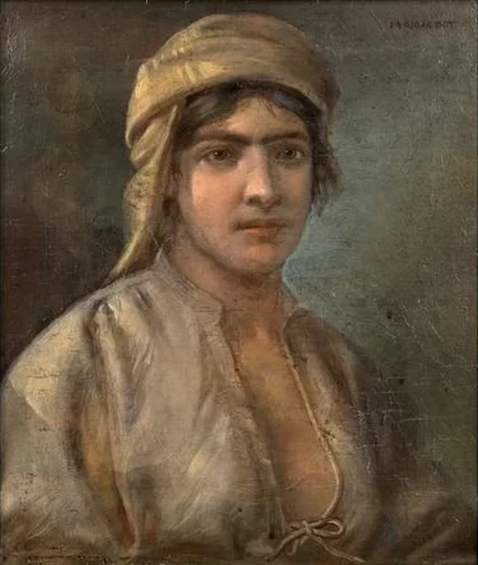 La donna con il corpetto
